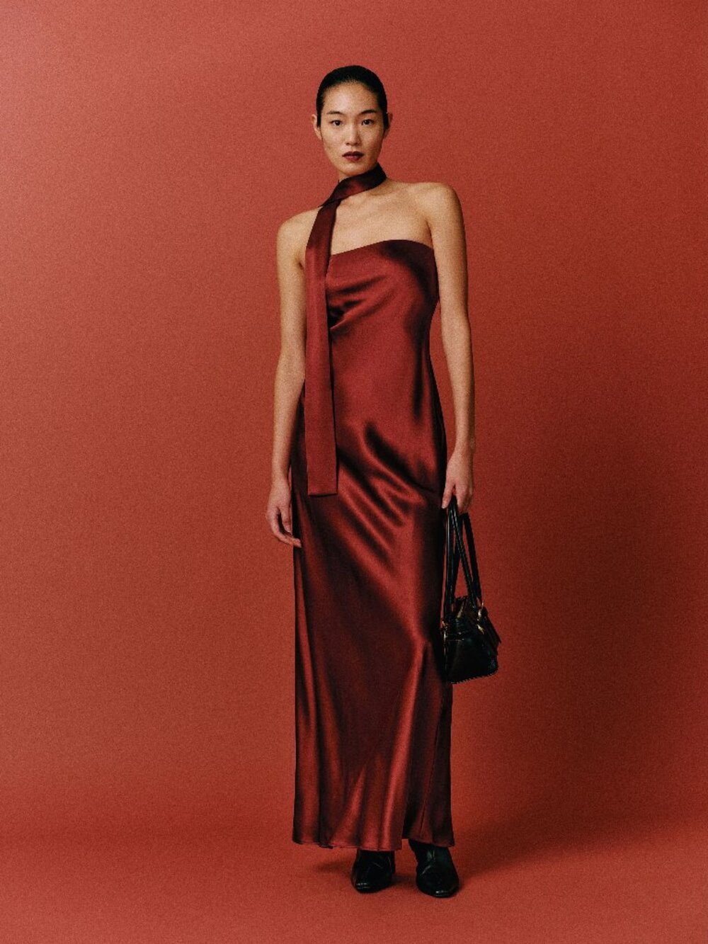 Reformation Oren Silk Dress in Romance in Small